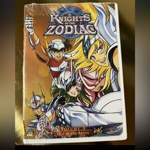 Knights of the Zodiac Vol 3 DVD Sealed 2004 ADL Anime + Card